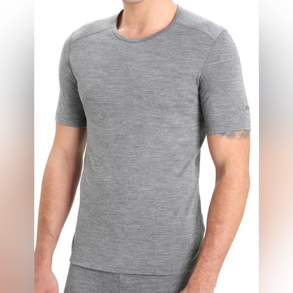 Men's 200 Oasis Ss Crewe Gritstone Heather   Nwt